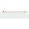 vidaXL Bed Frame without Mattress White 135x190 cm Double