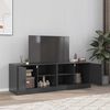 vidaXL TV Cabinets 2 pcs Black 67x39x44 cm Steel