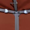 vidaXL 2-Tier Gazebo Top Cover 310 g/m&sup2; 4x3 m Terracotta