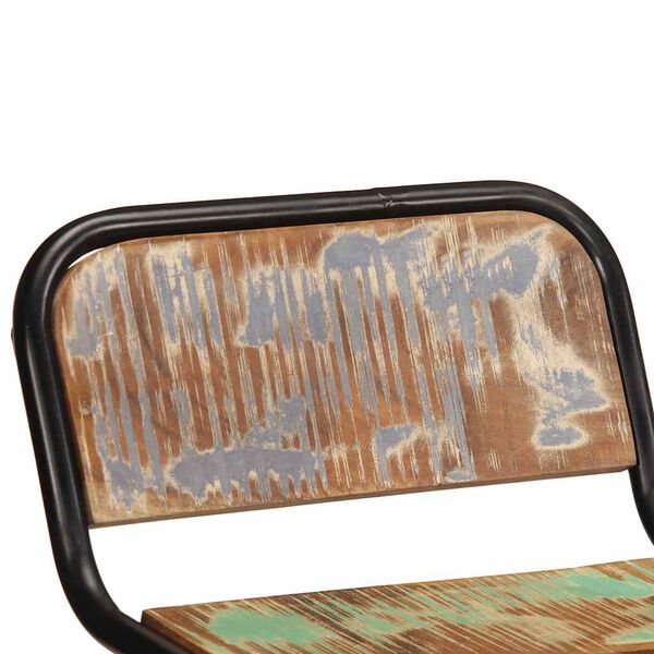 vidaXL Bar Stools 4 pcs 46x35.5x70 cm Solid Wood Reclaimed