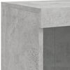 vidaXL Sideboards with LED Lights 3 pcs Concrete Grey Engineered Wood