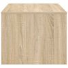 vidaXL Coffee Table Sonoma Oak 80 x 50 x 40 cm Engineered Wood