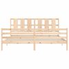 vidaXL Bed Frame without Mattress 200x200 cm Solid Wood