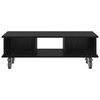 vidaXL TV Stand Black Oak 100 x 35 x 35 cm Engineered Wood