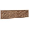 vidaXL Bed Headboard Natural Solid Teak Wood