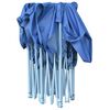 vidaXL Party Tent Folding Blue 291 x 580 x 315 cm Oxford Fabric