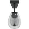 vidaXL Ceiling Spotlight Black 110.5 x 13 x 26 cm Glass and metal