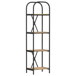 vidaXL Bookshelf Artisan Oak 40 x 30 x 146 cm Engineered wood