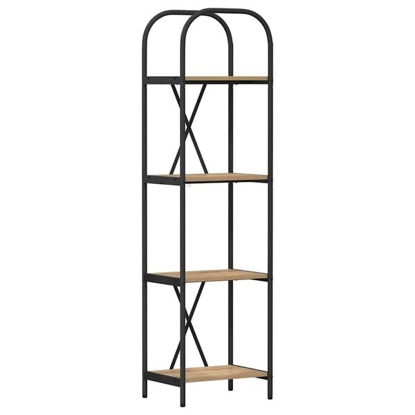 vidaXL Bookshelf Artisan Oak 40 x 30 x 146 cm Engineered wood