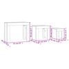 vidaXL Nesting Coffee Tables 3 pcs Sonoma Oak Engineered Wood
