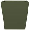 vidaXL Garden Planter Olive Green 40x40x40 cm Steel