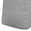 vidaXL Back Pillow Cloud Grey 80 x 24 x 50 cm Fabric