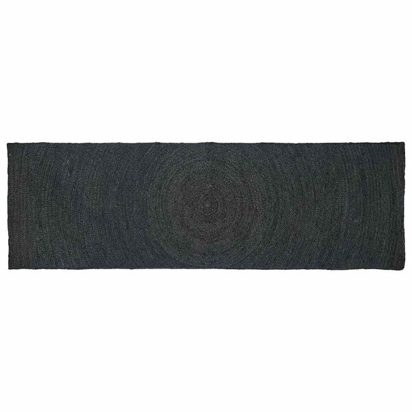 vidaXL Area Rugs Rectangular Dark Grey 80 x 300 cm Jute