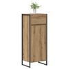 vidaXL Bathroom Cabinet Artisian Oak 40 x 30 x 100 cm Engineered Wood