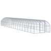 vidaXL Outdoor Chicken Coop 3x16x2 m Galvanised Steel