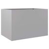 vidaXL Planter Silver 62x40x39 cm Galvanised Steel