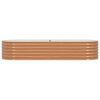 vidaXL Raised Bed Brown 240 x 80 x 44 cm Steel