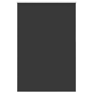 vidaXL Roller Blind Blackout Black 150x210 cm Fabric Width 146.6 cm Polyester