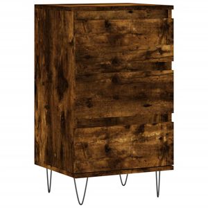 vidaXL Sideboard Smoked Oak 40x35x70 cm Engineered Wood