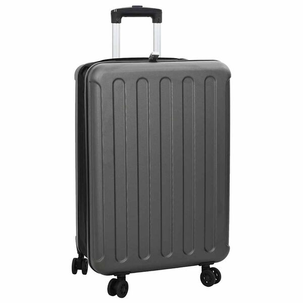 vidaXL Suitcase Folding Dark grey 43 x 27 x 66 cm ABS Plastic