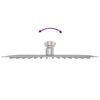 vidaXL Rain Shower Head Stainless Steel 304 25x25 cm Square