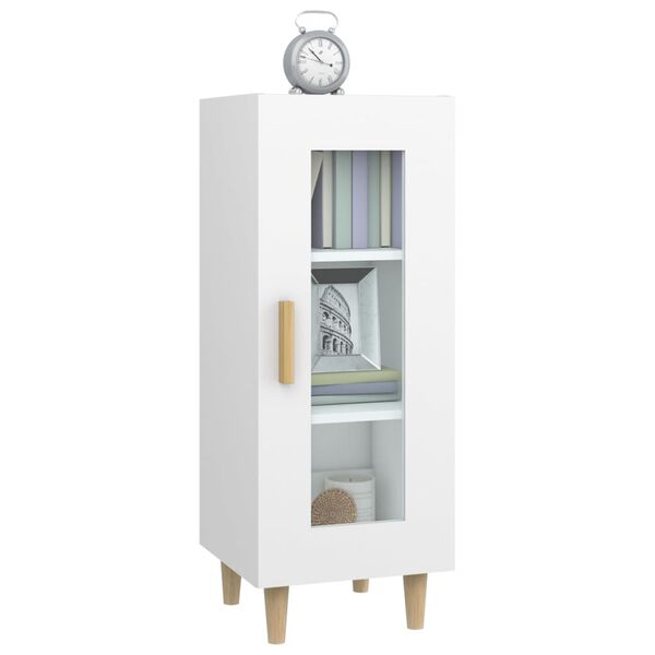 vidaXL Sideboard White 34.5x34x90 cm Engineered Wood