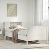 vidaXL Bookcase Bed without Mattress White 75x190cm Small Single Solid Wood Pine