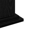 vidaXL Display Stand Black Oak 31 x 30 x 90 cm Engineered wood