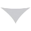 vidaXL Sun Shade Sail Light Grey and White 7 x 5 x 5 m