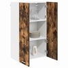 vidaXL Hanging Cabinet Smoked Oak 60 x 31 x 100 cm Engineered Wood