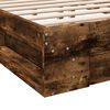 vidaXL Bed Frame with Drawers without Mattress Smoked Oak 140x200 cm