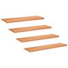 vidaXL Stair Treads 4 pcs 110 x 30 x 2 cm Varnish Solid Beech Wood