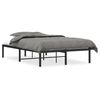 vidaXL Metal Bed Frame without Mattress Black 120x200cm