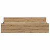 vidaXL Bed Frame Artisan Oak 203 x 203 x 50 cm Engineered Wood