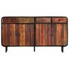 vidaXL Sideboard Solid Reclaimed Wood 140x35x76 cm