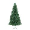 vidaXL Artificial Christmas Tree with 300 LEDs with Stand Green 300 cm