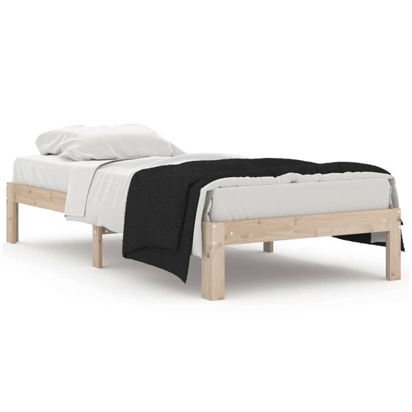 vidaXL Bed Frame without Mattress 90x190cm Single