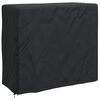 vidaXL Firewood Rack Cover Black 61 x 122 x 106 cm 420D Oxford fabric