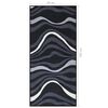 vidaXL Carpet Runner Black 80x200 cm