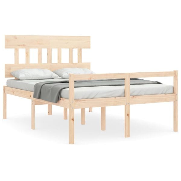vidaXL Senior Bed without Mattress 120x200 cm Solid Wood