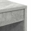 vidaXL Desk with Drawer 2 pcs Concrete Grey
