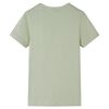 Kids' T-shirt with Short Sleeves Light Khaki 104