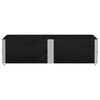 vidaXL Garden Planter Black 150x100 cm Solid Wood Pine