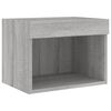 vidaXL 5 Piece TV Wall Units with LED Grey Sonoma Engineered Wood