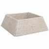 vidaXL Christmas Tree Collar Square White 70 x 70 x 28 cm