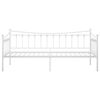 vidaXL Sofa Bed Frame without Mattress White Metal 90x200 cm
