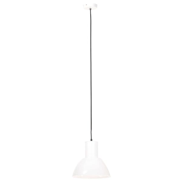 vidaXL Hanging Lamp 25 W White Round 28.5 cm E27