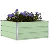 vidaXL Planter Pastel Green 100 x 100 x 45 cm Steel