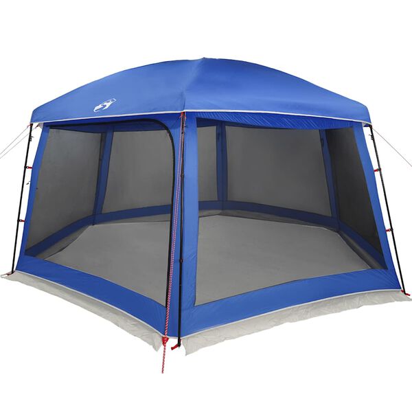vidaXL Pool Tent with Removable Fly & Mesh Walls Azure Blue 618x532 cm