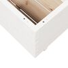 vidaXL Garden Planter White 70x70x49.5 cm Solid Wood Pine